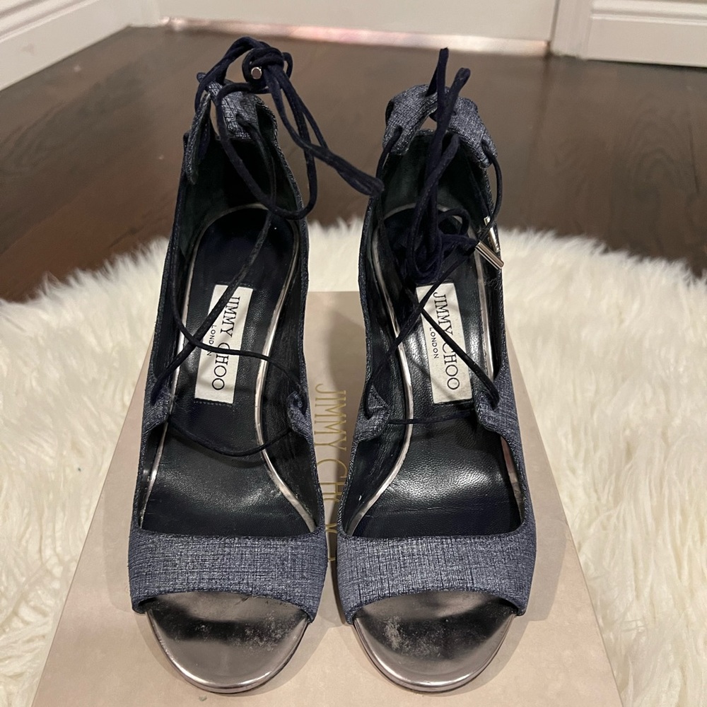 Jimmy Choo denim sandal